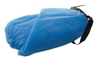 MULTICOMP PRO 508-0004. Coverall with Feet, Disposable, Blue, Polypropylene, Large