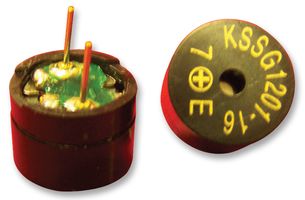 KINGSTATE KSSG1201-16 Transducer, Magnetic, 1 V, 35 mA, 85 dB, 2 kHz