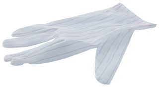 MULTICOMP PRO 509-0002 Glove, ESD, Pack of 10, White, PVC (Polyvinylchloride), Size M, Full