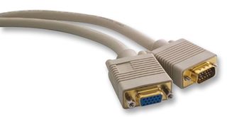 VIDEK 3088GHQ-1 Audio / Video Cable Assembly, D Subminiature H/D Plug, VGA, 15 Way