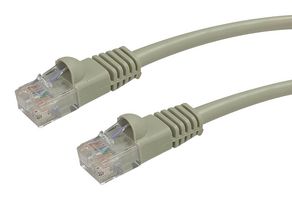 VIDEK 2965-1.5 Ethernet Cable, Patch Lead, Cat5e, RJ45 Plug to RJ45 Plug, Beige, 1.5 m