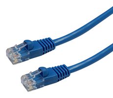 VIDEK 2965-30B Ethernet Cable, Patch Lead, Cat5e, RJ45 Plug to RJ45 Plug, Blue, 30 m