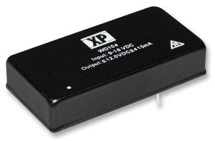 XP POWER WD202 Isolated Through Hole DC/DC Converter, Input Pi Filter, ITE, DIP, 2:1, 15 W, 1 Output, 12 V