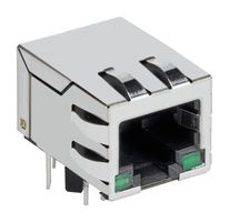 BEL MAGNETIC SOLUTIONS SI-61001-F Modular Connector, RJ45 Jack, 1 x 1 (Port), 8P8C, Cat5e, Through Hole Mount