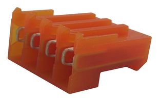 TE CONNECTIVITY - AMP 3-640426-4 IDC Connector, 18 AWG, IDC Receptacle, Female, 3.96 mm, 1 Row, 4 Contacts, Cable Mount