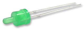 MULTICOMP PRO MCL223GD LED, Green, Through Hole, 2mm, 20 mA, 2.1 V, 570 nm