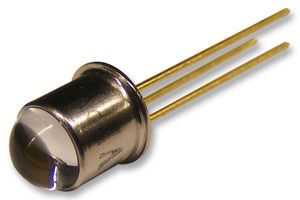 VISHAY BPW77NA Phototransistor, 850 nm, 10 °, 250 mW, 3 Pins, TO-18