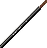 LAPP 2210700 Wire, Stranded, Welding, Polychloroprene, Black, 6 AWG, 510 x 0.21mm, 164 ft