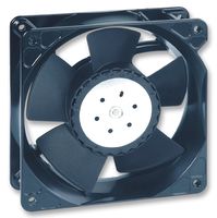 EBM-PAPST 4114N/2H7P. DC Axial Fan, 24 V, Square, 119 mm, 38 mm, Ball Bearing, 294.2 CFM