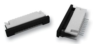 WURTH ELEKTRONIK 68612014422 FFC / FPC Board Connector, ZIF, 1 mm, 20 Contacts, Surface Mount, Bottom, 1 Row