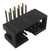 WURTH ELEKTRONIK 61201021721 Pin Header, Right Angle, Wire-to-Board, 2.54 mm, 2 Rows, 10 Contacts, Through Hole Right Angle