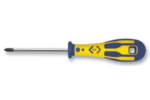 CK TOOLS T49112-1 Phillips Screwdriver, #1 Tip, 80 mm Blade Length, 187 mm Overall Length