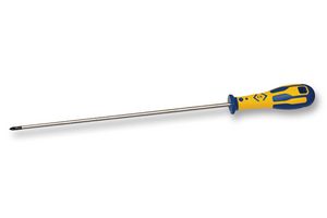 CK TOOLS T49113-1250 Screwdriver, Pozidriv, PZ1, 357mm Overall Length, 250mm L Blade