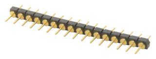 SAMTEC BBL-116-G-E Pin Header, Low Profile, Board-to-Board, 2.54 mm, 1 Rows, 16 Contacts, Through Hole, BBL