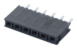 SAMTEC BCS-106-L-S-TE PCB Receptacle, Board-to-Board, 2.54 mm, 1 Rows, 6 Contacts, Through Hole Mount, Tiger Claw BCS