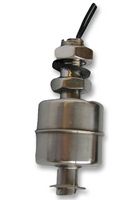 CELDUC PTFA2115 Float Switch, PTFA Series, Vertical, SPST-NO, Stainless Steel, 50 VA