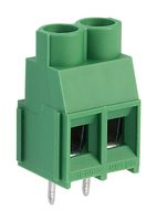 CAMDENBOSS CTB04VY/2 Standard Terminal Block, Wire to Board, CTB04VY, 2 Contacts, 6.35 mm, Terminal Block, PCB