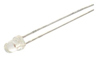 ROHM SLI-580DT3F LED, Orange, Through Hole, T-1 3/4 (5mm), 20 mA, 1.9 V, 605 nm