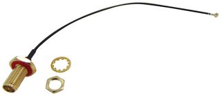 MULTICOMP PRO R-134G7210150CA RF Coaxial Cable Assembly, 1.37mm, IP67 RP SMA B/H Jack U.F.L. Plug, 150mm