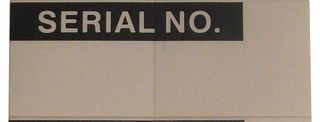 MULTICOMP PRO MP009760 Label, Write-On, 15 mm, 38 mm, Vinyl Cloth, Serial No