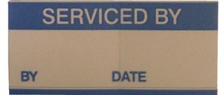 MULTICOMP PRO MP009771 Label, Write-On, 16 mm, 38 mm, Vinyl Cloth, Serviced By: (Date)