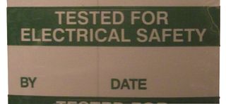 MULTICOMP PRO MP009761 Label, Write-On, 16 mm, 38 mm, Vinyl Cloth, Tested For Electrical Safety (By, Date)