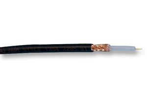 ALPHA WIRE 9059C RD001 Coaxial Cable, RG59, 0.32 mm², Tinned Copper, 6.15 mm, 73 ohm, Red