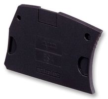 TE CONNECTIVITY - ENTRELEC 1SNK505910R0000 End Cover, for Use with Screw Clamp Terminal Blocks, Grey, SNK Series