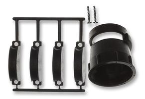 TE CONNECTIVITY - AMP 182930-1 Circular Connector Clamp, Straight, Large, 23, 28.58 mm, Thermoplastic, CPC