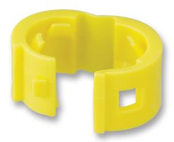 PANDUIT PCBANDYL-Q Fastener, Patch Cord Color Band, Hinged Cable Clamp, PP (Polypropylene), Yellow