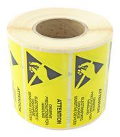 DESCO EUROPE / VERMASON 242125 Label, Self Adhesive, 38 mm, 76 mm, Paper