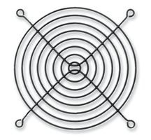 MULTICOMP PRO MCSC120-W5B Fan Finger Guard, Steel - Wire Form, 120mm Axial Fans, 104.8 mm, Black