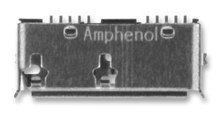 AMPHENOL COMMUNICATIONS SOLUTIONS GSB343133HR USB Connector, Micro USB Type B, USB 3.0, Receptacle, 10 Ways, Surface Mount, Right Angle