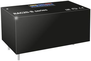 RECOM POWER RAC20-05SB-ST AC/DC PCB Mount Power Supply (PSU), ITE, 1 Output, 18 W, 5 VDC, 3.6 A