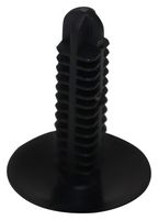 ESSENTRA COMPONENTS BPF-F3T31 Rivet, Push, Nylon 6.6, 5mm Mounting Diameter, 23.4mm Length, Ext Diameter 15.7mm, Pack of 40