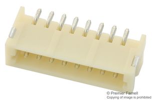 JST / JAPAN SOLDERLESS TERMINALS S8B-ZR-SM4A-TF (LF)(SN) Pin Header, Side Entry, Wire-to-Board, 1.5 mm, 1 Rows, 8 Contacts, Surface Mount, ZH
