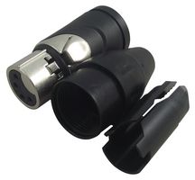 AMPHENOL AUDIO AX4F XLR Connector, 4 Contacts, Socket, Cable Mount, Tin Plated Contacts, Metal Body, AX