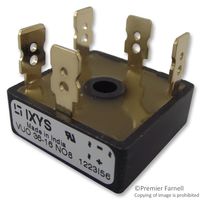 IXYS SEMICONDUCTOR VUO25-16NO8 Bridge Rectifier, Three Phase, 1.6 kV, 20 A, Module, 5 Pins, 1.25 V
