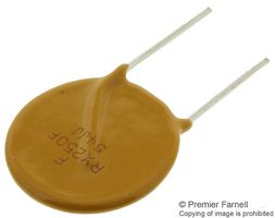 MULTICOMP PRO MC36201 Resettable Fuse, PPTC, MP FRX, 60 VDC, 2.5 A, 5 A, 15.6 s, Round