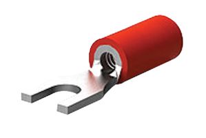 TE CONNECTIVITY - AMP 165004 Fork / Spade Tongue Terminal, PLASTI-GRIP, 22AWG to 16AWG, 1.6 mm², M2.5, #4