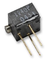 VPG FOIL RESISTORS Y40532K00000J0L Trimmer, Multi Turn, Metal Foil, Top Adjust, 2 kohm, Through Hole, 21 Turns