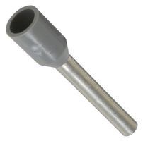 JST / JAPAN SOLDERLESS TERMINALS FWE2.5-8 Wire Ferrule, French Code, Single Wire, 14 AWG, 2.5 mm², 8 mm, Grey, FWE