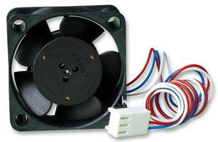 EBM-PAPST 412/2-036 DC Axial Fan, 12 V, Square, 40 mm, 20 mm, Sintec Bearing, 5.9 CFM