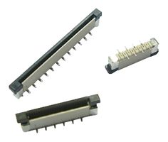 WURTH ELEKTRONIK 687350124422 FFC / FPC Board Connector, Vertical, 0.5 mm, 50 Contacts, Surface Mount, 2 Row