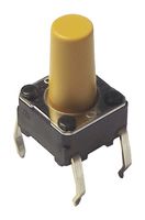 ARATAS (FORMERLY OMRON COMPONENTS) B3F1072N Tactile Switch, B3D Series, Top Actuated, Through Hole, Round Button, 150 gf, 50mA at 24VDC