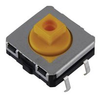 OMRON ELECTRONIC COMPONENTS B3W4055 Tactile Switch, B3W Series, Top Actuated, Through Hole, Plunger for Cap, 350 gf, 50mA at 24VDC