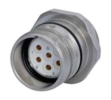WEIDMULLER SAIE-M23-S-EM Circular Shell, Signal, Single-hole Mount, SAI M23, Wall Mount Receptacle