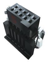 Samtec ISDF-07-D-M Rcpt Housing, 14Pos, Lcp, Black