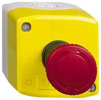 SCHNEIDER ELECTRIC XALK174E Emergency Stop Switch, 1NO / 1NC, Off-On, Screw, 6 A, 600 V, 600 V