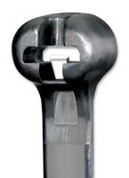 PANDUIT BT2S-M0 Cable Tie, Dome Top® Barb Ty, Nylon 6.6 (Polyamide 6.6), Black, 203 mm, 4.7 mm, 51 mm, 50 lb